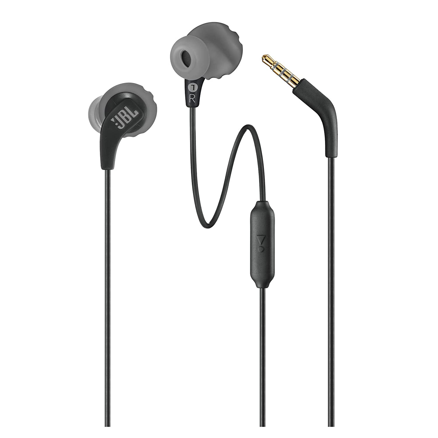 JBL Endurance Run by Harman (Sweat-Proof Sports in-Ear Headphones with One-Button Remote and Microphone)